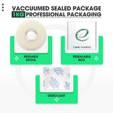 eSUN White PLA+ Filament 1.75mm, 1kg Cold White PLA Plus Cardboard Spool + 1kg Bone White PLA Pro Reusable Spool Set, 3D Printing Filament Fits for Most FDM 3D Printers eSUN