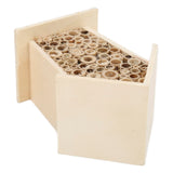 Kuuleyn Wooden Bee House,Hanging Wooden Bee Hotel,Safe Durable Environmental Friendly Natural Wooden Bee House for Ladybugs lacewings Butterfly Garden Kuuleyn