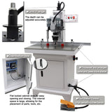 HayWHNKN Pneumatic Hinge Boring Drilling Machine Hinge Boring Drill Press Machine Woodworking Hinge Drilling Machine 3Z-45-9.5 110V HayWHNKN