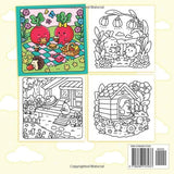 Foodie Friends: Cozy Kawaii Coloring Book for Adults and Teens, Featuring Cute Veggies, Fruits, and Sweet Food-Themed Pages for Relaxation and Fun WoodArtSupply