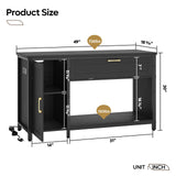 Bestier 55-75 Gallon Fish Tank Stand with Power Outlet & LED Light, 49"x19" Heavy-Duty Metal Aquarium Stand with Cabinet & Drawer for Accessories Storage, Suit for Reptile/Turtle Terrarium Bestier