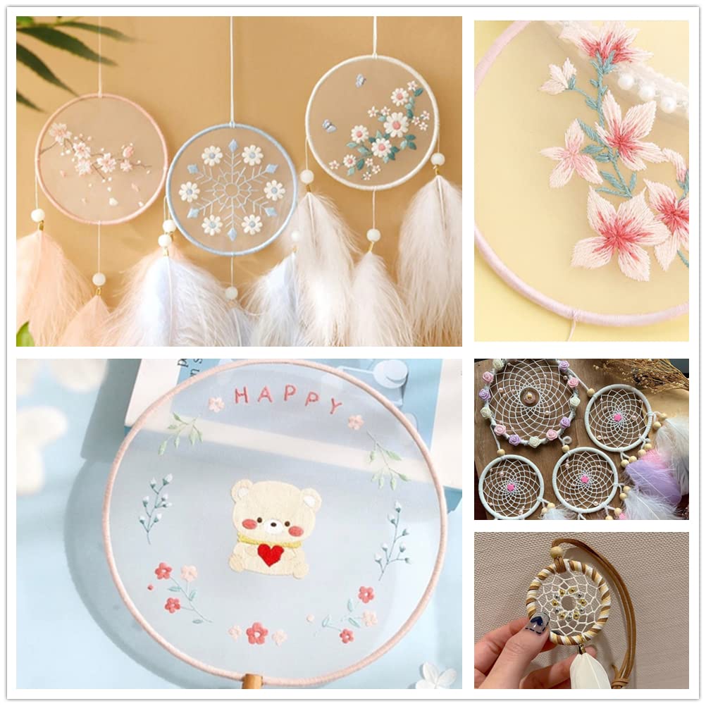 660Pcs Friendship Bracelet String Kit with Storage Box, Embroidery Floss Kit Include 110 Colors Embroidery Thread, 500 Beads, 50 Cross Stitch Tools for Hand Embroidery Knitting Sewing Floss Bobbins CUVOKUR