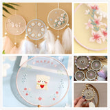 660Pcs Friendship Bracelet String Kit with Storage Box, Embroidery Floss Kit Include 110 Colors Embroidery Thread, 500 Beads, 50 Cross Stitch Tools for Hand Embroidery Knitting Sewing Floss Bobbins CUVOKUR