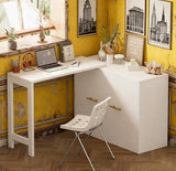 Bellemave Twin Size Murphy Bed, Cabinet Bed with Desk, Farmhouse Murphy Cabinet with Desk, Noisy Free, for Guest Bedroom, Living Room, Office, White Bellemave