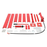 HETEPPTR Hydraulic Press 10 Ton Hydraulic Shop Press H-Frame Hydraulic Benchtop Press Adjustable Height Garage Shop Benchtop Press with Pressure Gauge and Press Plates for Bending, Straightening HETEPPTR