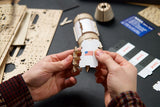 Generic Mechanical U-Gears Wooden 3D Puzzle Model NASA Saturn V Model kit Construction Set Generic