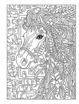 Creative Haven Dream Horses Coloring Book: Relax & Find Your True Colors (Adult Coloring Books: Animals) Dover Publications
