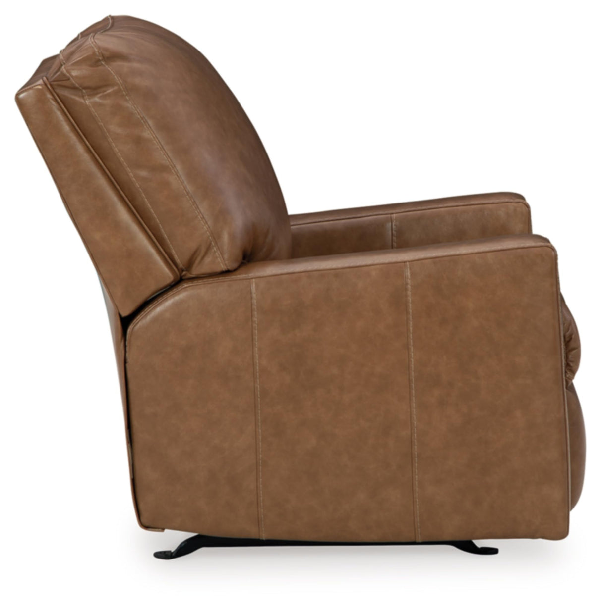 Signature Design by Ashley Bolsena Contemporary Leather Match Manual Rocker Recliner, Dark Brown Signature Design by Ashley