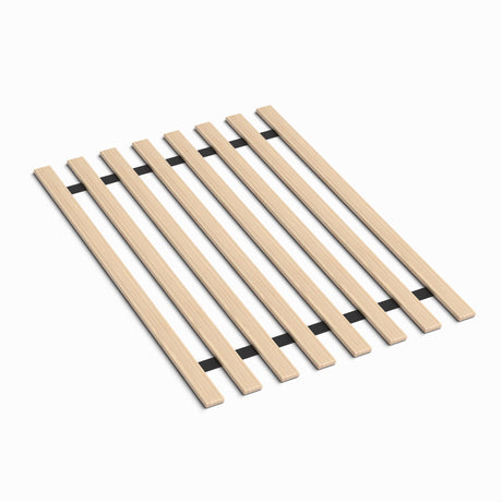 Greaton, 0.68-Inch Vertical Wooden Bunkie Board/Bed Slats, Full, Beige Greaton