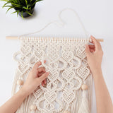 FREEBLOSS DIY Macrame Kit for Adults Beginners Bohemian Macrame Wall Hanging Ornament Creative Boho Macrame Wall Art Macrame Tapestry Gift for Mom Girls FREEBLOSS