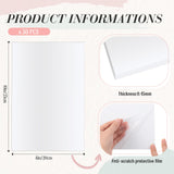 Therwen 30 Pcs Sublimation Metal Blanks Sublimation Sign Blanks Sublimation Blanks Aluminum Sheet Photo Blanks White Sublimation Panel Wall Aluminum Plate for DIY Printing Wall Decor(8 x 10 Inch) Therwen