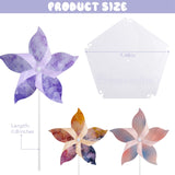 Framendino, 20 Pack Sublimation Plastic Blank Pinwheels DIY Pinwheel for DIY Crafts Framendino
