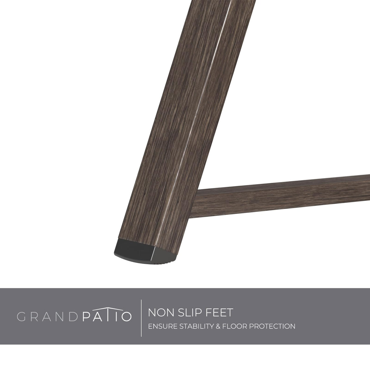 Grand Patio Porch Swing, Outdoor 2-Seat Patio Swing Chair, Adjustable Tilt Canopy, with Removable Cushion, Weather Resistant Powder Coated Painted Woodgrain Frame, Farmhouse Style-Dark Blue Grand patio