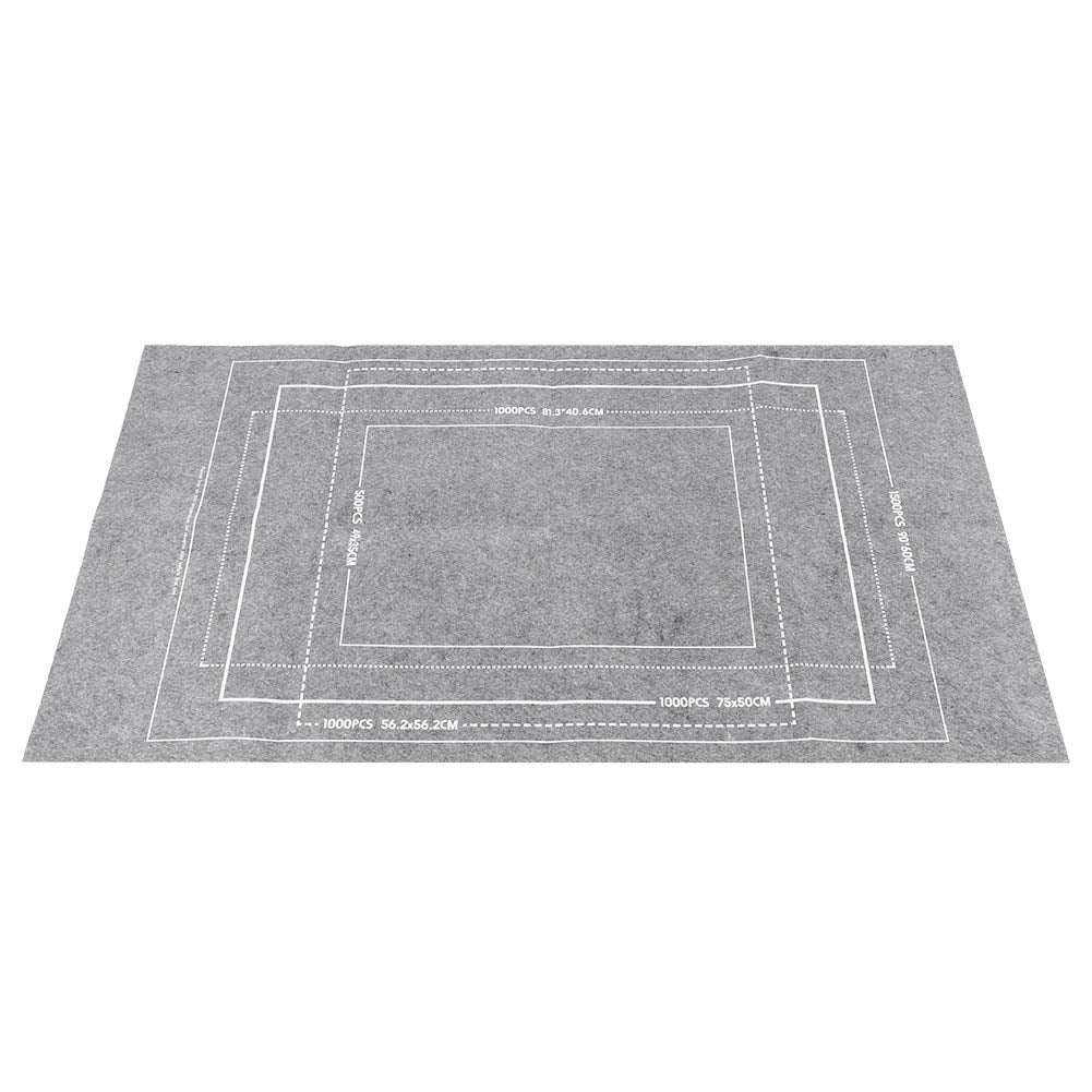 MOUMOUTEN Jigsaw Puzzle Mat, Roll Up Grey Felt Puzzel Board Keeper, Storage for 1500, 1000, 500 Piece Puzzles, 45.7 x 26 Inch MOUMOUTEN