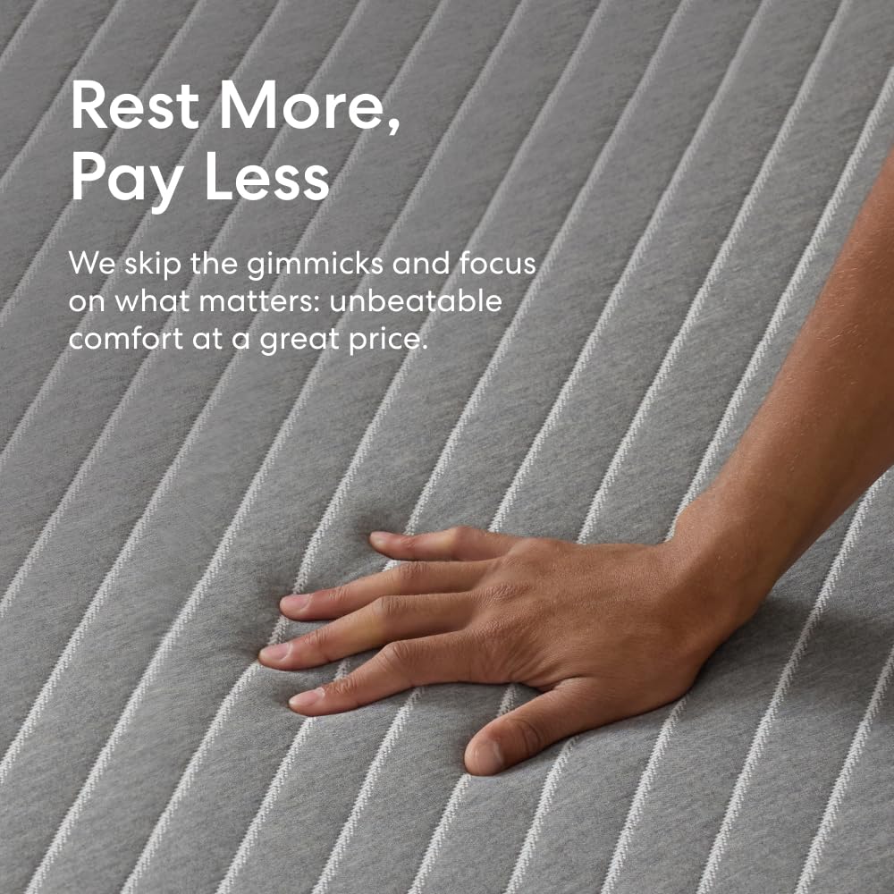 Siena 10” Queen Gel Memory Foam Mattress - Medium Firm - 180 Night Trial - Premium Pressure-Relieving Layers - 10 Year Warranty - Mattress in a Box - CertiPUR-US Certified Siena
