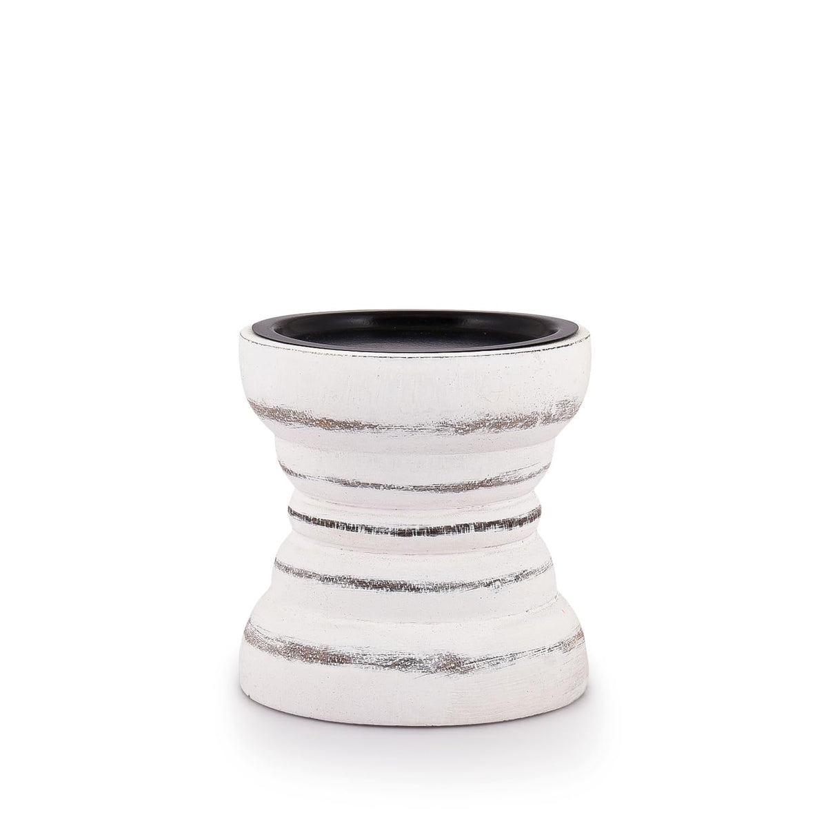 BHAVATU Farmhouse Rustic Wood Candle Holder, Holder for Special Ocassion, Home Décor, Ideal Gifts, Wedding, Parties Decorations, Candle Stick Holders (4" X 4" X 4" Inches) BHAVATU