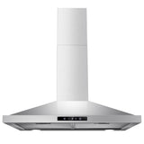 Tieasy Range Hood 30 inch Wall Mount, Kitchen Vent Hood 450 CFM in Stainless Steel, Stove Vent Hood with Ducted Convertible Ductless, Touch Switch, LEDs Light, 3-Speed Fan, Aluminum Filters Tieasy