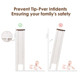 BEWISHOME Shoe Cabinet with 2 Flip Drawers & Adjustable Side Cabinet，Freestanding Shoe Storage Cabinet with Lights, Narrow Entryway Storage for Hallway Living Room Farmhouse,White, KXG03W BEWISHOME