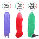 HIMI Gouache Paint Set, 56 Colors x 30 ml Jelly Cup Design in a Carrying Case, Non Toxic Gouache Paint for Canvas and Paper, Perfect for Artists, Students, and Beginners ARTME