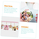 CHILDWEET 40 Pcs Home White Felt Sublimation Car Air Freshener Air Freshener Felt Sublimation Aromatherapy Blanks CHILDWEET