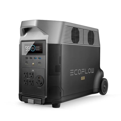EF ECOFLOW Portable Power Station 3600Wh DELTA Pro, 120V AC Outlets x 5, 3600W, 2.7H Fast Charge, Lifepo4 Power Station, Solar Generator for Home Use, Power Outage, Camping, RV, Emergencies EF ECOFLOW