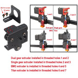 Befenybay Upgrade Direct Extruder Support Plate Easy Print Flexible Filament for Ender 3/CR-10 3D Printer (Direct Plate) Befenybay