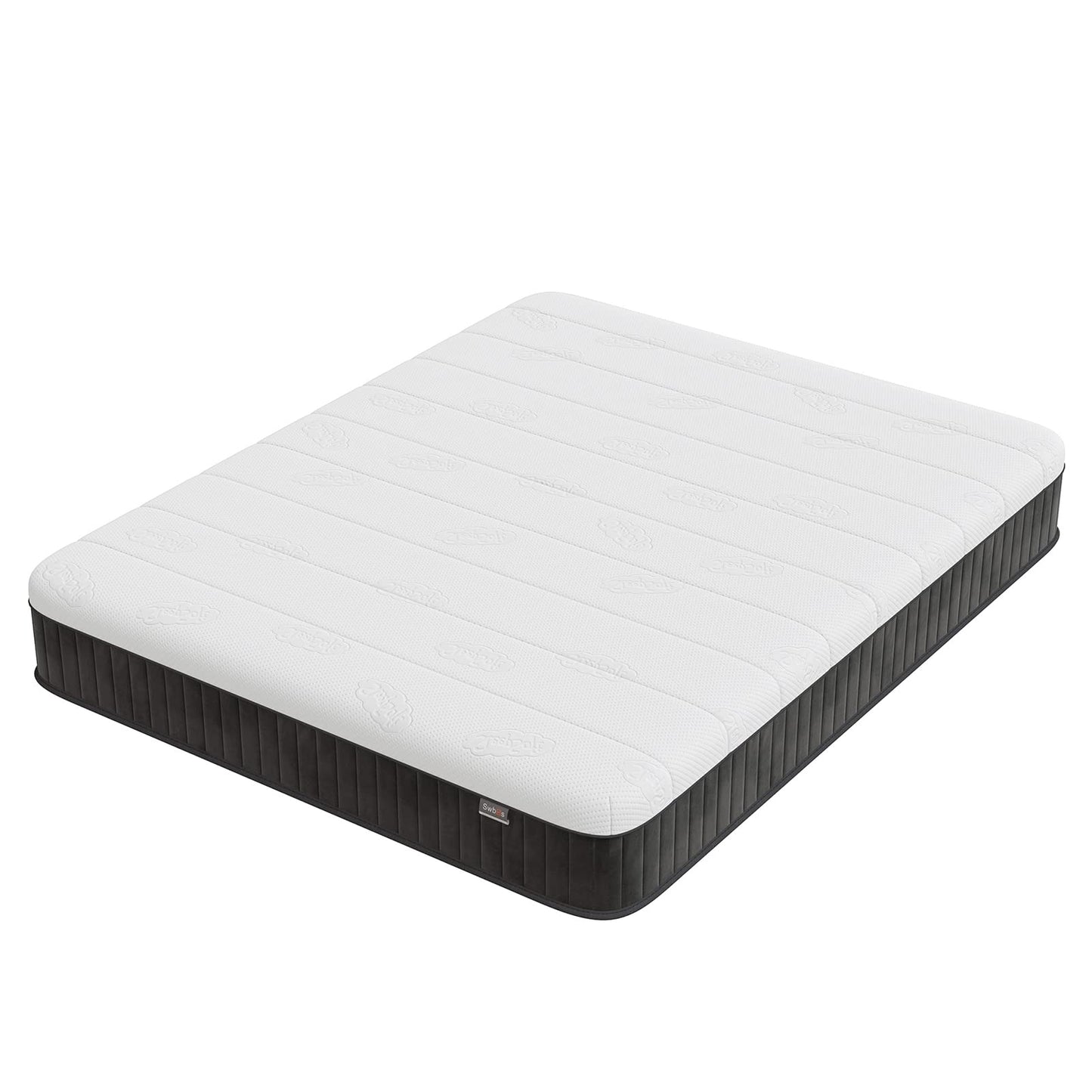 Swbvs Mattress Queen Size, 10 Inch Firm Queen Mattress Size with Hybrid Queen Bed Mattress in a Box, Pressure Relief & Supportive Queen Size Mattress