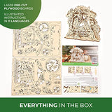 UGEARS Nativity Scene - Mechanical Puzzle 3D - Self Assembly Woodcraft Construction Kits - Wooden Nativity Set - Christmas Puzzles for Kids - Christmas DIY Decorations - Crafts on Idea UGEARS