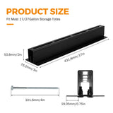 BEAMNOVA Overhead Garage Storage Rack, Heavy Duty Ceiling Storage System for Garages, Sheds, Storerooms Overhead Bin Storage (6 PCS, for 5 Bins) BEAMNOVA