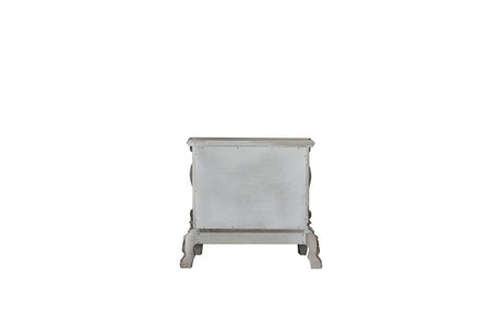 Acme Dresden Nightstand in Vintage Bone White ACME Furniture