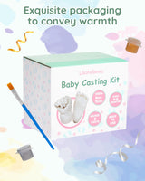 Lilian&Gema Baby Casting Kit Hands and Feet, Newborn Keepsake Foot Hand Mold Kit, Plaster Hand Mold Casting Kit for Babies 0-6 Months, Perfect for First Birthday, New Mom Baby Christmas Gift Lilian&Gema