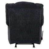 Catnapper Brock Rocker Recliner in Slate Gray Polyester Chenile Fabric Catnapper