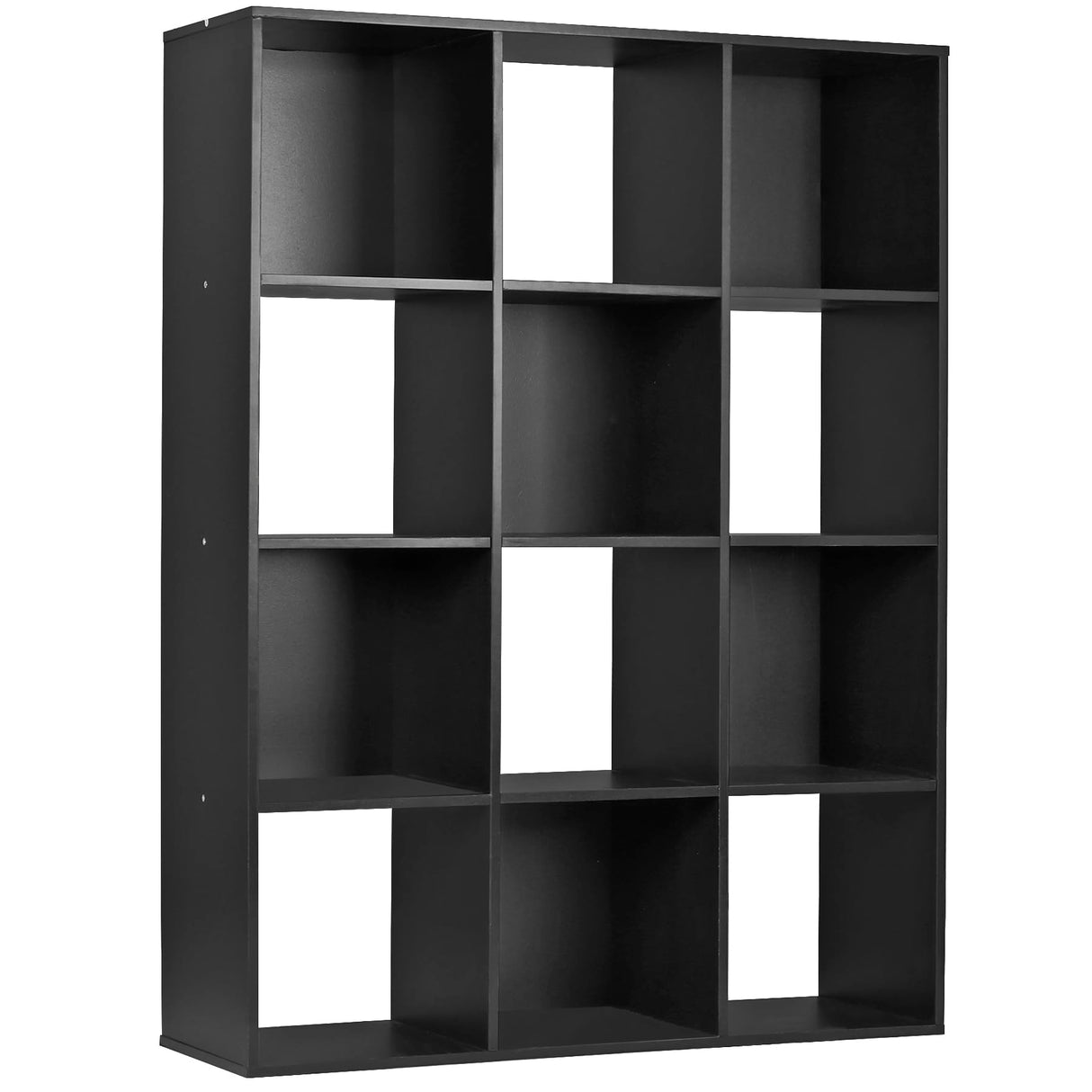 12 Cube Storage Organizer, Storage Shelf Organizer Bookshelf with Open Back, Open Shelf Bookcase, Wood Cubby Closet Cabinet Display Unit with 6 Removable Back Panels for Living Room Bedroom, White JupiterForce