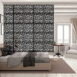 Kernorv Hanging Room Divider Made of Environmentally PVC, 12 PCS Partitions Panel Screen for Decorating Bedroom, Dining, Study and Sitting-Room, Hotel, Bar and Restaurant KERNORV