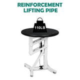 DiDiBirDi 23'' Pet Grooming Table,Pneumatic Lift Dog Grooming Table,Anti-Skid Rubber Circular Rotatable Desktop,Adjustable Overhead Arm, Maximum Capacity Up to 100lbs,Pet Grooming Table for Home DiDiBirDi