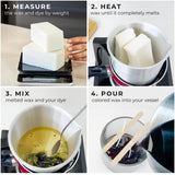 Direct Candle Supply – Color Dye Flakes – Blue High Concentration Dyes for Candle Making (1.6 oz)… (Blue) Use in Soy/Coconut/Paraffin Wax Direct Candle Supply