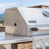 Spire 5-Burner Built-in Propane Gas Stone Island Grill w/Rear Burner, 63,000BTUs, 758 sq.in. Cooking Area, Convertible to Natural Gas, Pullout Trash Bin, 2 Halogen Light - 860-0032 Spire