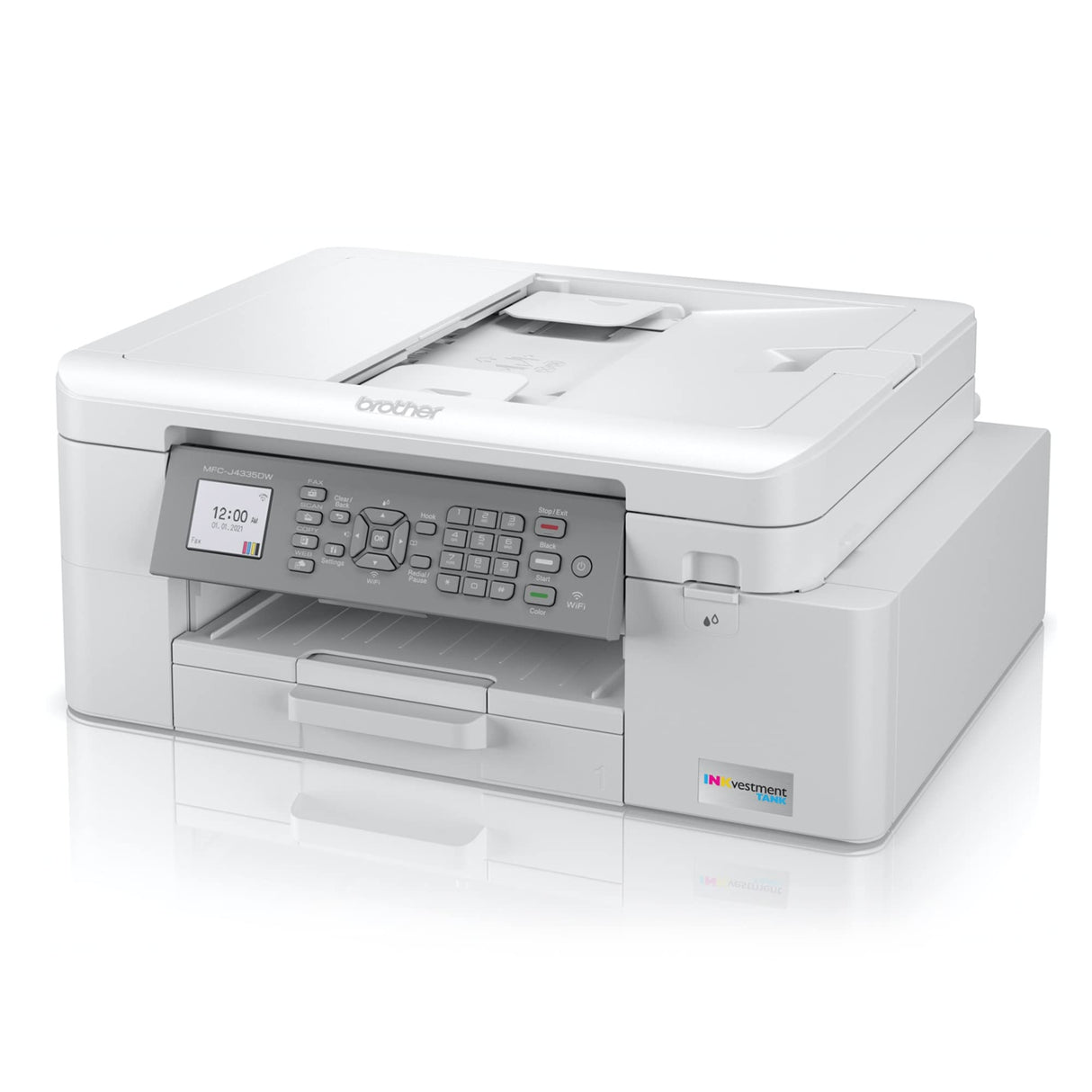 Brother MFC-J4335DW INKvestment Tank All-in-One Printer with Duplex and Wireless Printing Plus Up to 1-Year of Ink in-Box Brother