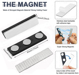 Magnetic Blackout Blind 100% Blackout Curtain DIY Window Blinds Black Out Window Shades for Baby Nursery,Cut to Any Size/Shape (118"x57") (Black) BirdNest