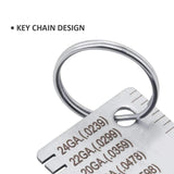 Wire/Metal Sheet Thickness Gauge 229895 Welding Gage Plated Size Inspection Tool [NOT Cheap Stamping Version] WeldingStop