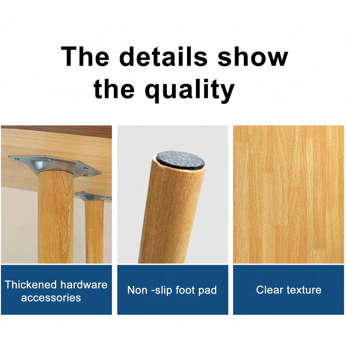 Simple Wooden Writing Computer Desk, Nordic Style Workbench with Solid Wood Legs Modern PC Laptop Study Desk Edge Spacious Desktop Student Wood Writing Table for Home Office(39" x 23" x 28" ) White cdar