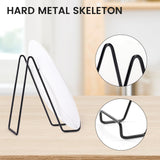 Tongyuyan 6 Pack 6 Inch Plate Stands for Display,Book Display Stand,Metal Plate Holder Display Stands,Small Easels for Display,Suitable for Books, Desktop Art, Images,Photos,and Collages Tongyuyan