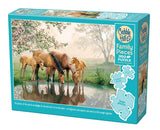 Cobble Hill Family Piece's 350 Puzzle - Horse Family - Sample Poster Included Cobble Hill Puzzle Company Ltd.