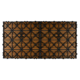 UltraShield Naturale 2 ft. x 1 ft. Quick Deck Outdoor Composite Deck Tile in Peruvian Teak (20 sq. ft. Per Box) NewTechWood