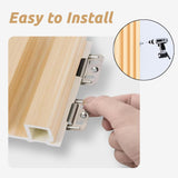 WPC Slat Wall Paneling, Modern Accent 3D Wall Panels, 8-Piece 94.5" x 6.6" TV Wall Panel, Bedroom, Living Room, Oak Carlo Schdoo