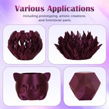 VOXELAB Chameleon HS PLA Filament 1.75mm+/- 0.02mm, Color Changeable Rapid PLA 3D Printer Filament, Max 500mm/s High Speed Printing, Changing Colors Filament 1kg Spool (2.2lbs),Abyssal Red Voxelab