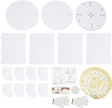 2-Tier Rotating Bookshelf Tower, Corner Bookcase Spinning Bookshelf, 360 ° Revolving Bookcase Book Storage Organizer Rack, Floor Standing Bookcases Display Shelf,Used for Bedroom,Living Room (2 Tier) Omosiroi