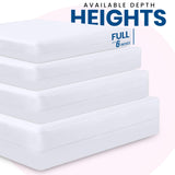 Utopia Bedding Premium Waterproof Zippered Mattress Encasement (Fits 6 Inches Mattress, Full), Bed Bug and Dust Mite Proof Mattress Protector, 6-Sided Mattress Cover for Bed Utopia Bedding