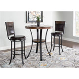 Powell Furniture Franklin Pub Table, Multicolor 36" x 36" x 40" Powell