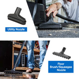 Vacmaster 3 Peak HP 5 Gallon Shop Vacuum Powerful Suction Wet Dry Vacuum Cleaner with Blower Function 1-1/4 inch Hose 10ft Power Cord Vacmaster